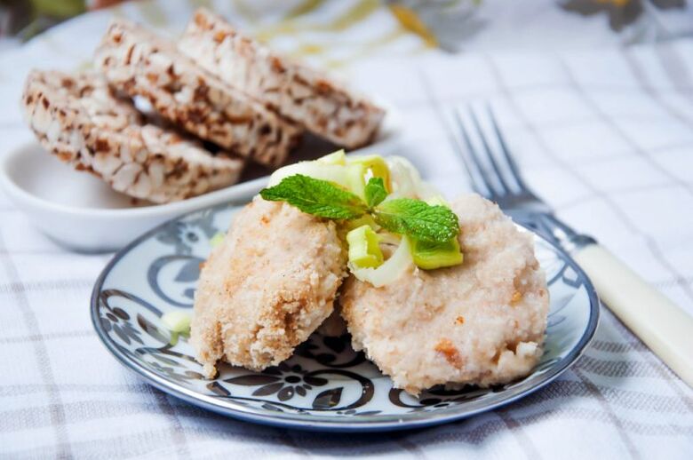 Escalope al vapor para la gastritis